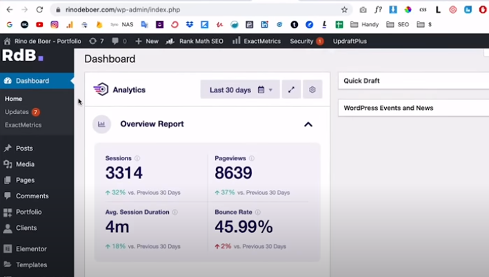 Google Analytic Dashboard For WP Overview
