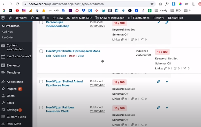 Post Type Order Plugin Change the Order List