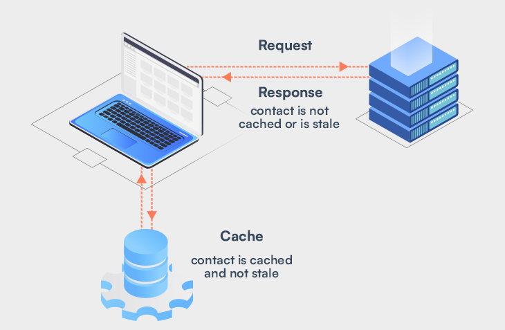 Data server cache